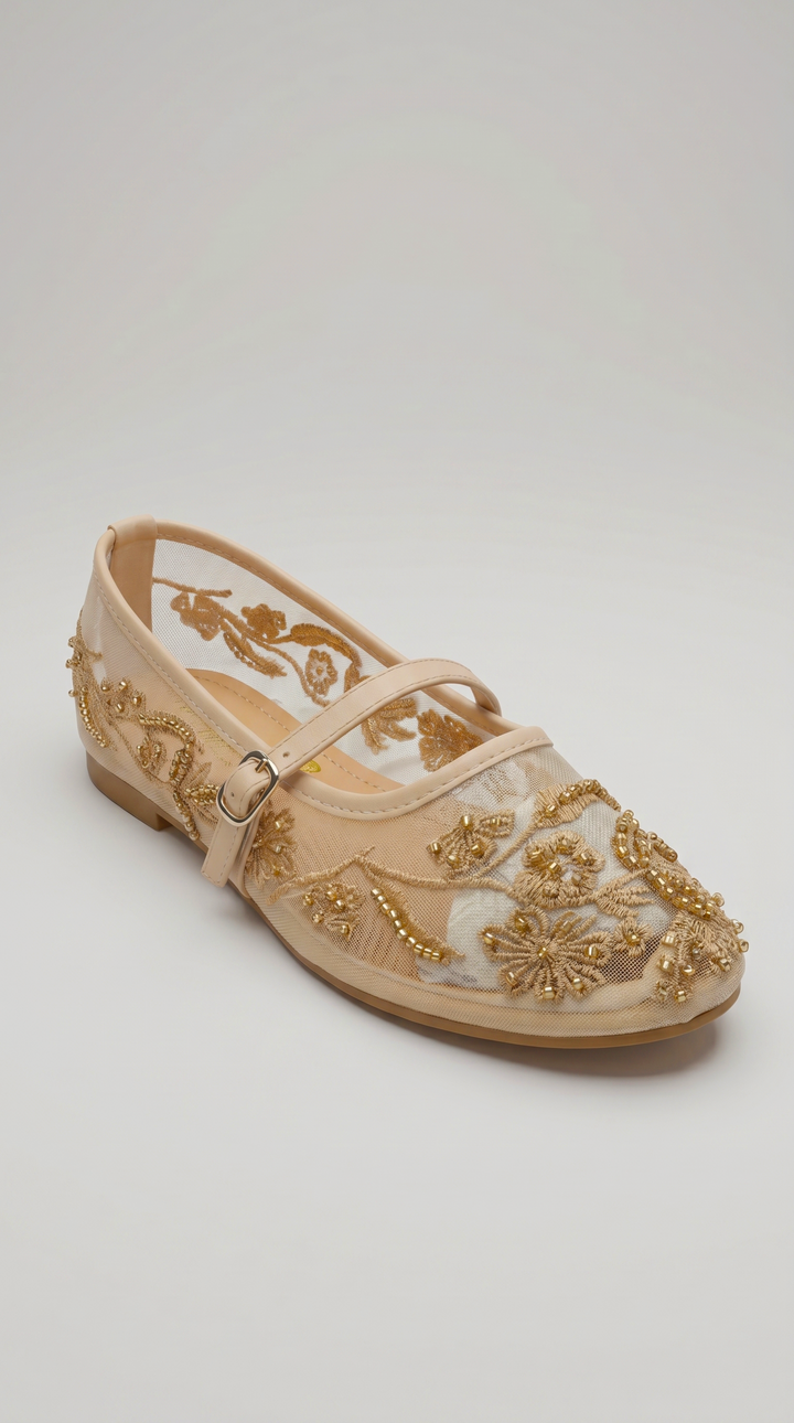 The Seraphina Mary Jane - Beige