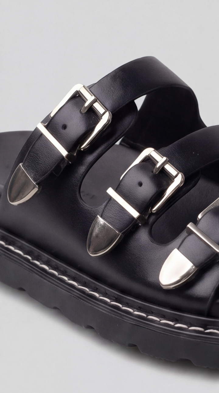 The Onyx Moto Slide - Black