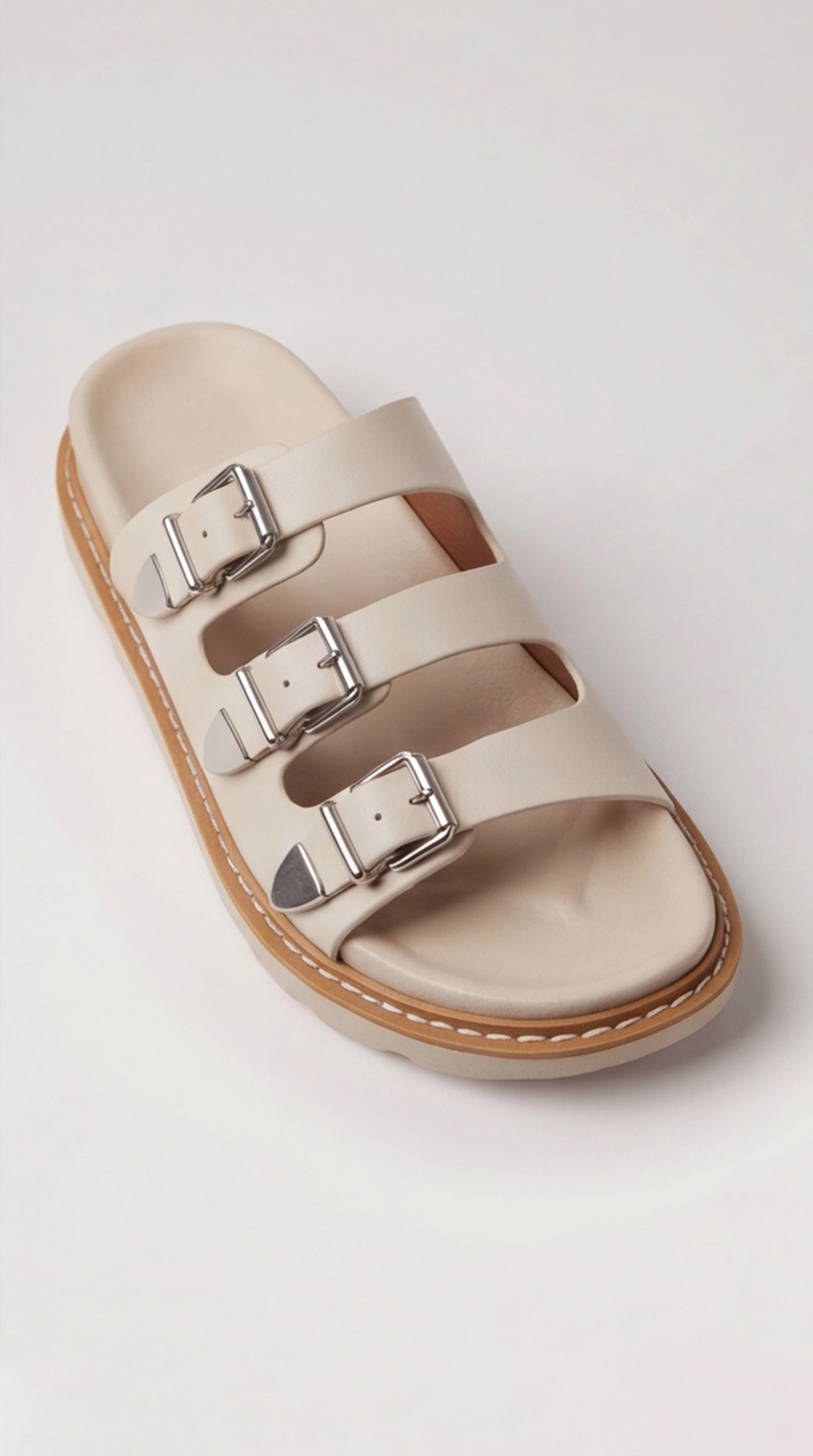 The Onyx Moto Slide - Beige
