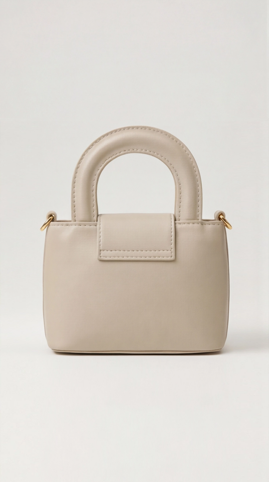 Noir Mini Satchel - Beige