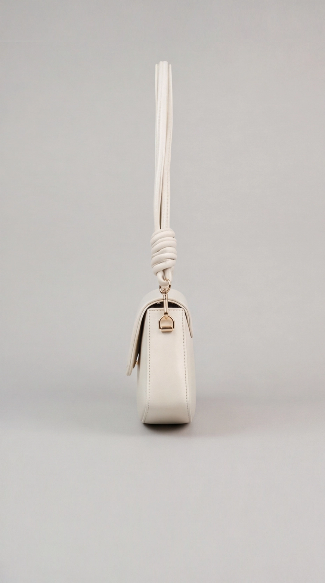 The Crescent Knot Bag - Creamy