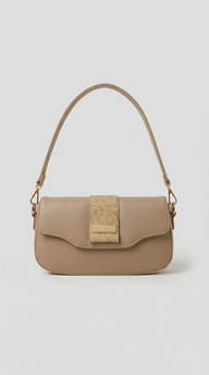 The Arc Bag - creamy tan