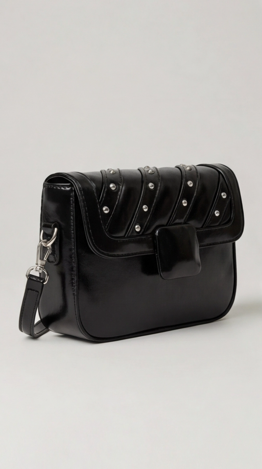 The Onyx Edge Crossbody - Black