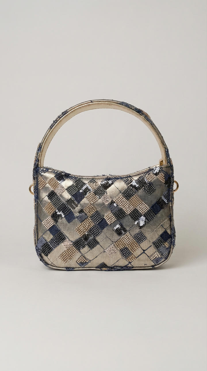 Lumière Woven Sequin Mini Bag – Spring Collection