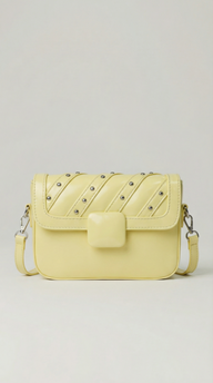 The Onyx Edge Crossbody - Butter yellow