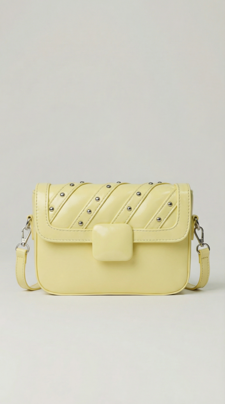 The Onyx Edge Crossbody - Butter yellow