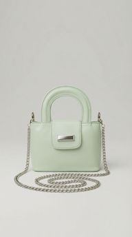 Noir Mini Satchel - Mint
