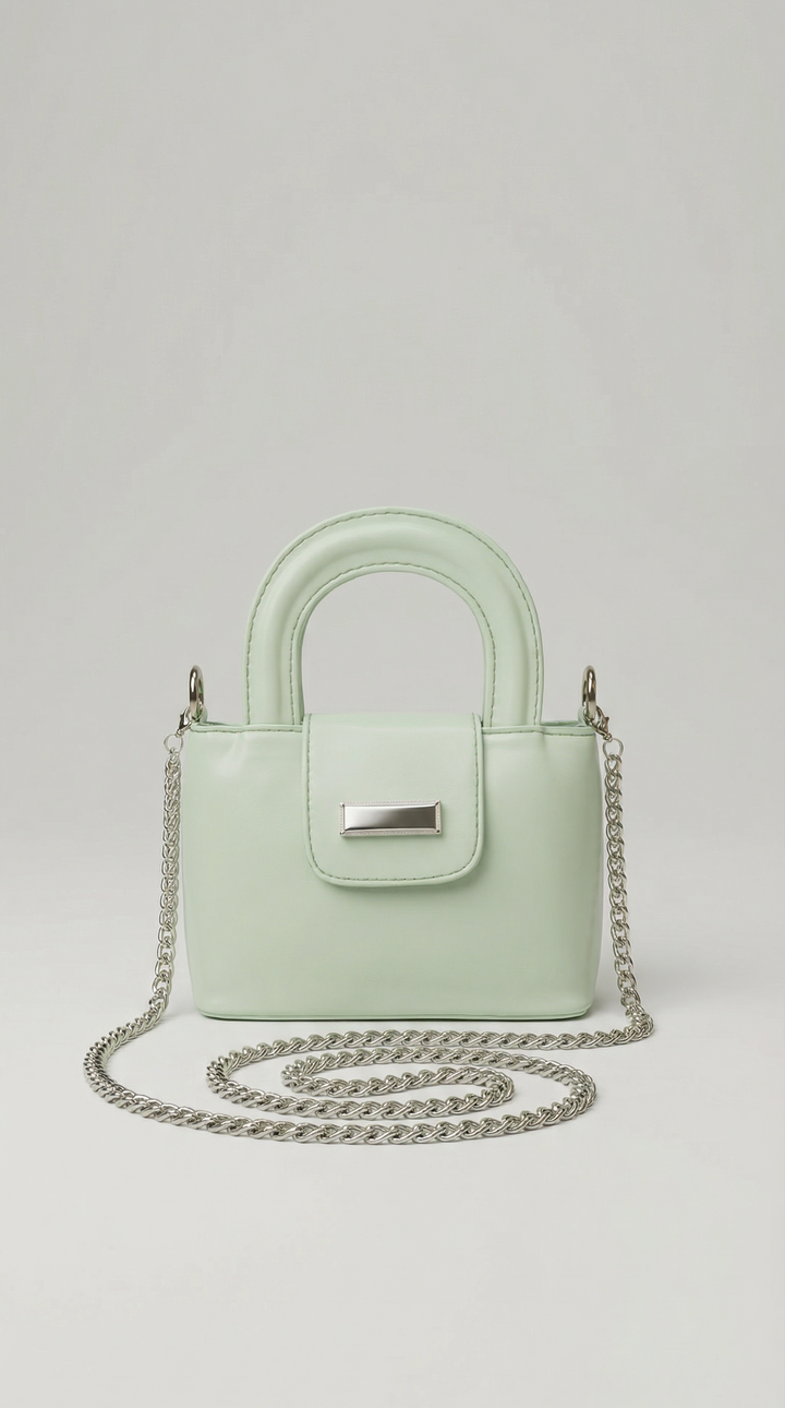 Noir Mini Satchel - Mint