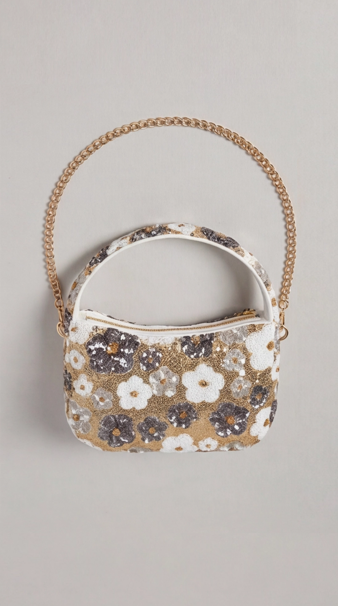 Bloom Sequin Mini Hobo Bag – Spring Collection