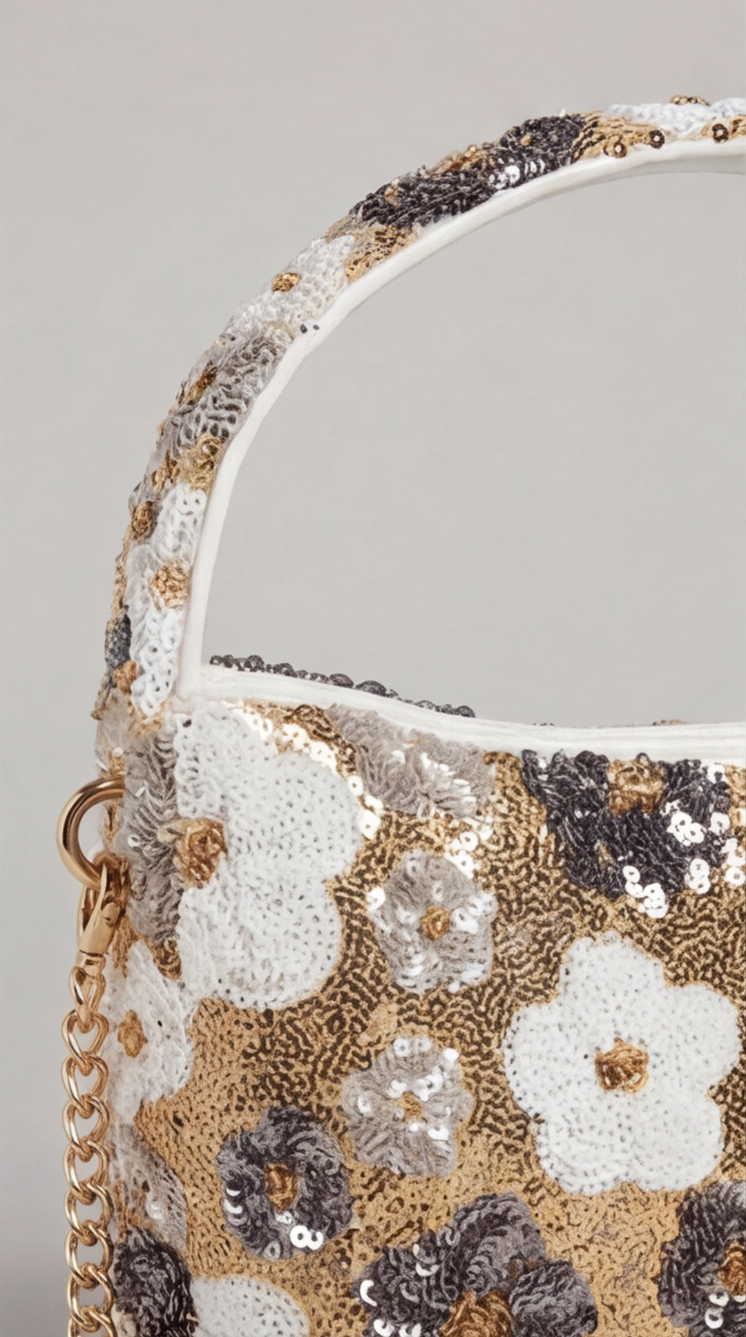 Bloom Sequin Mini Hobo Bag – Spring Collection