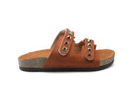 Desert Luxe Studded Comfort Sandals - Havane
