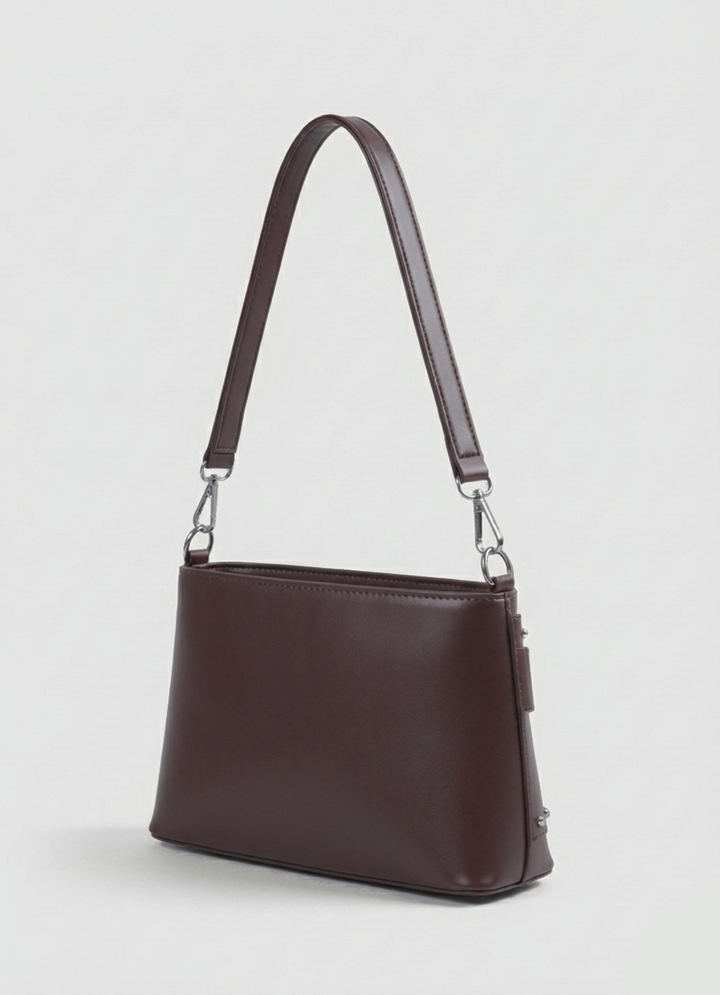 The Icon Buckle Bag - Brown
