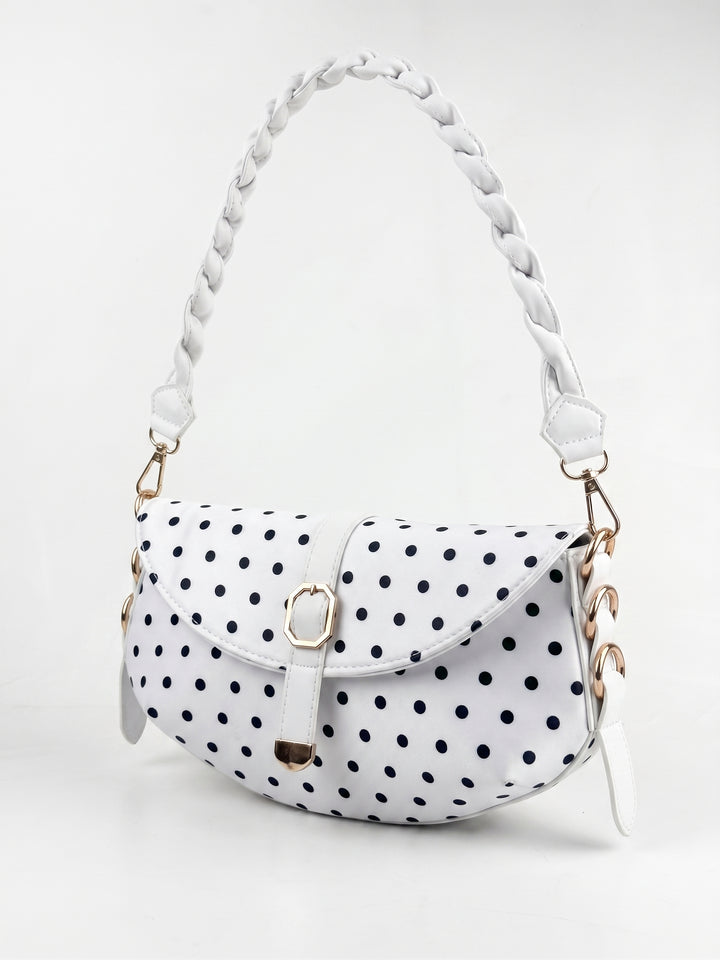 The Polka Baguette - White