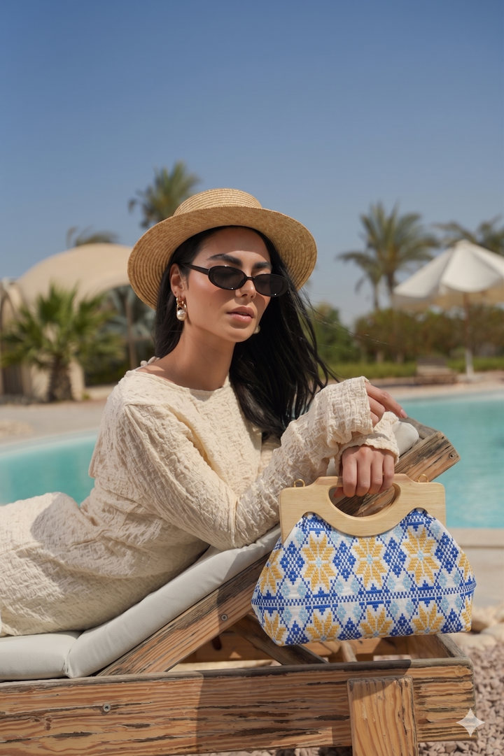 The Azure Heritage Clutch - Limited Edition