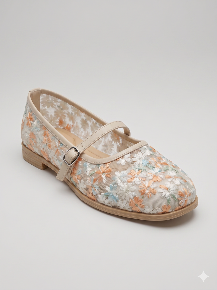 The Ethereal Meadow Flat - pastel peach