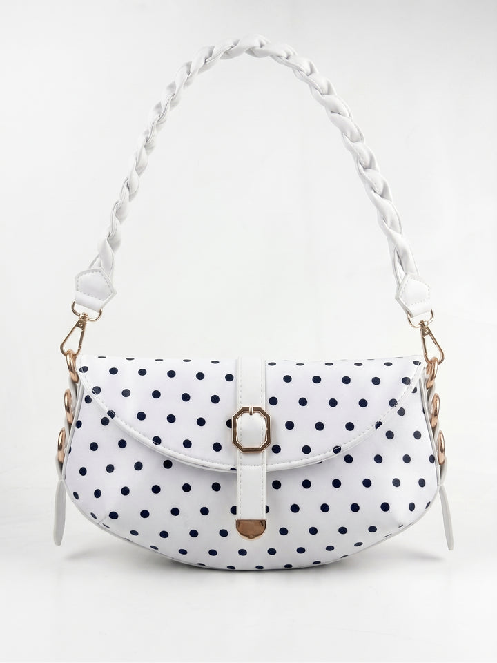 The Polka Baguette - White