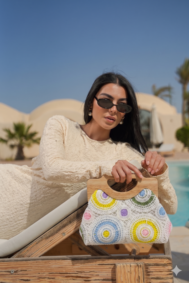 The Havvadose Chroma Crochet Clutch- Limited Edition