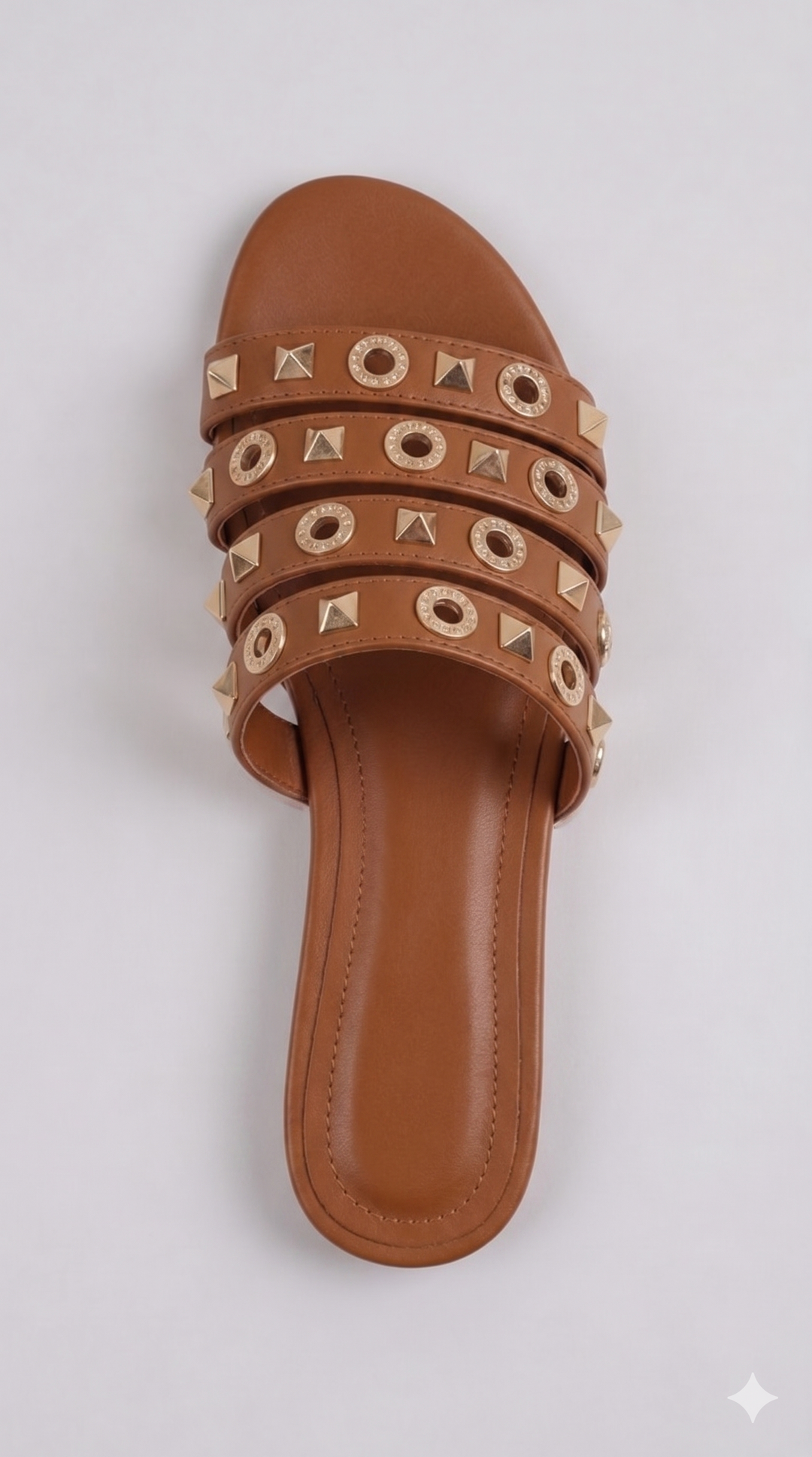 Gilded Horizon Multi-Strap Sandal - Havane