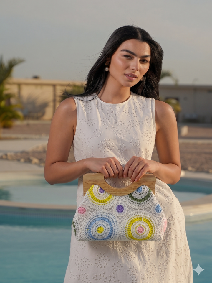 The Havvadose Chroma Crochet Clutch- Limited Edition
