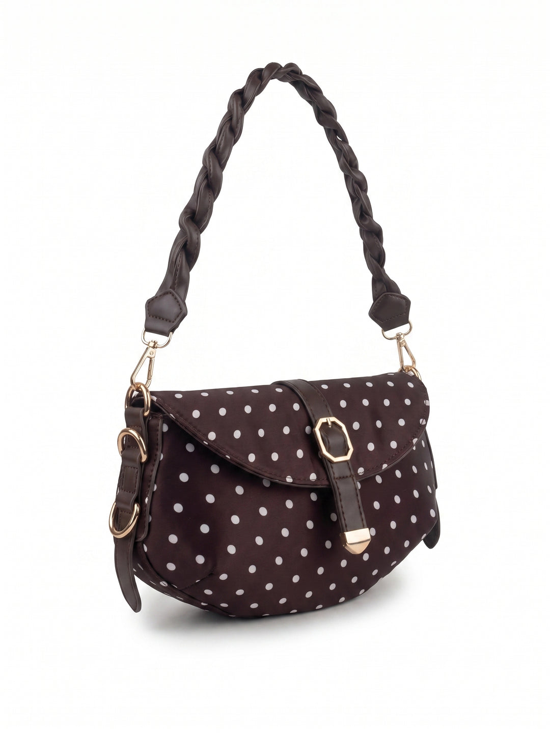 The Polka Baguette - Brown