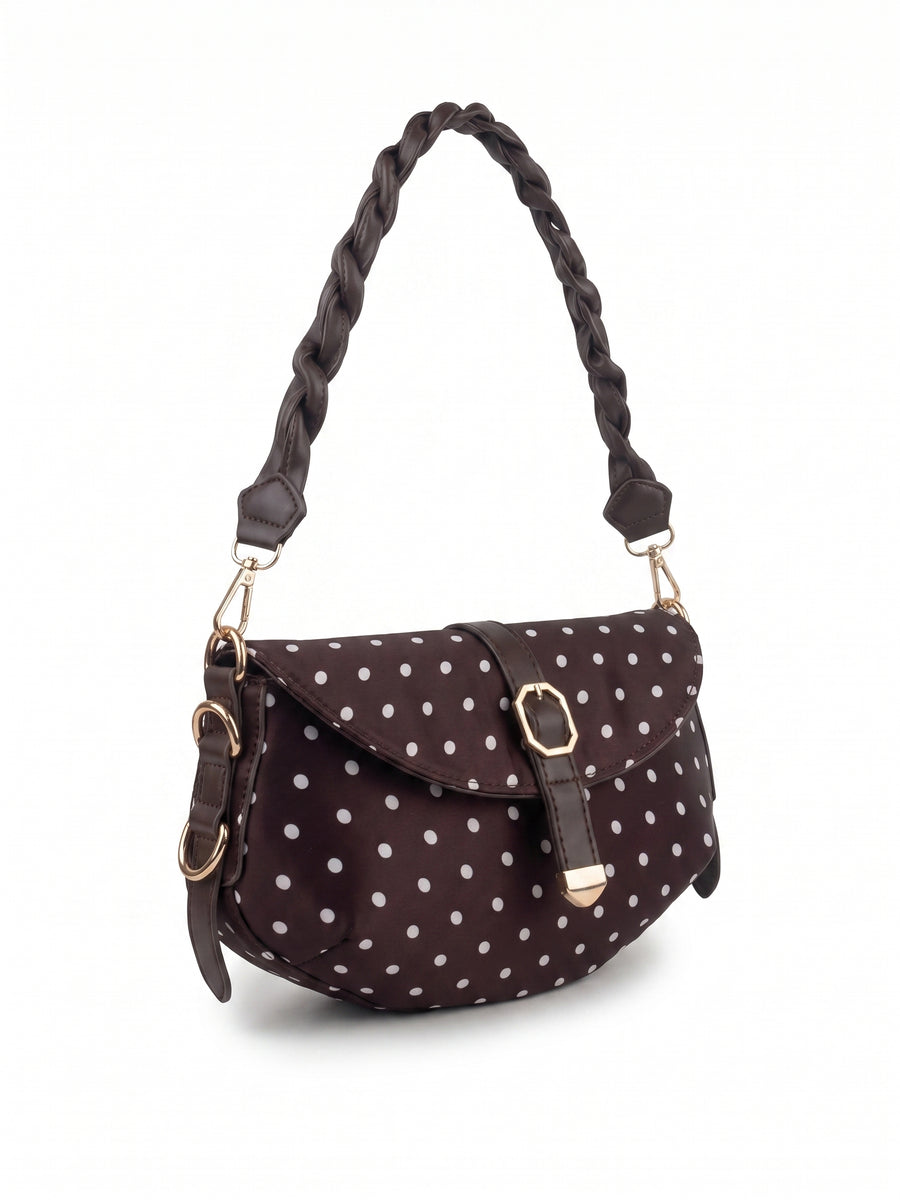 The Polka Baguette - Brown
