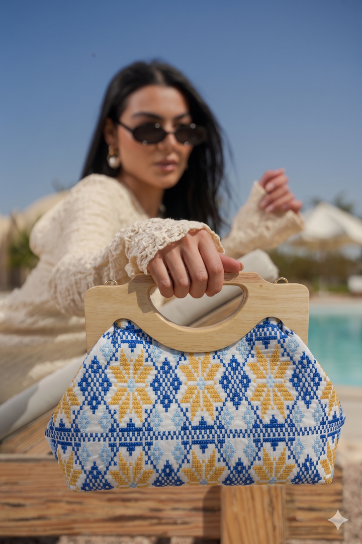 The Azure Heritage Clutch - Limited Edition