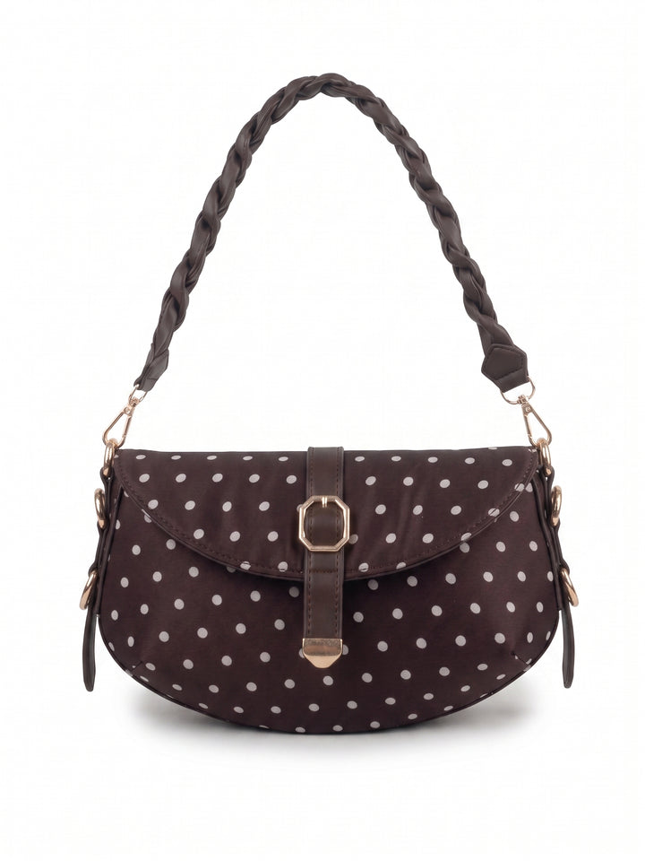The Polka Baguette - Brown