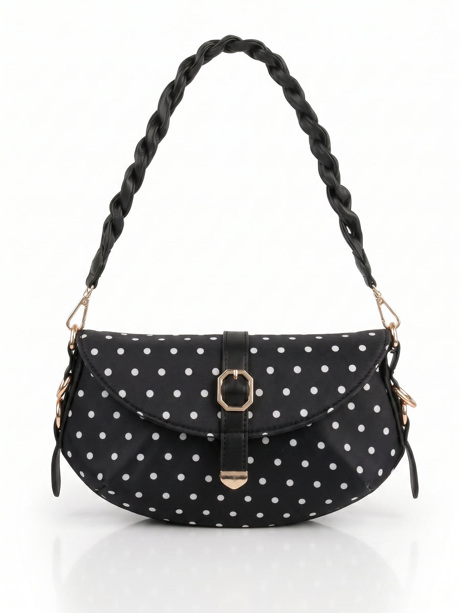 The Polka Baguette - Black