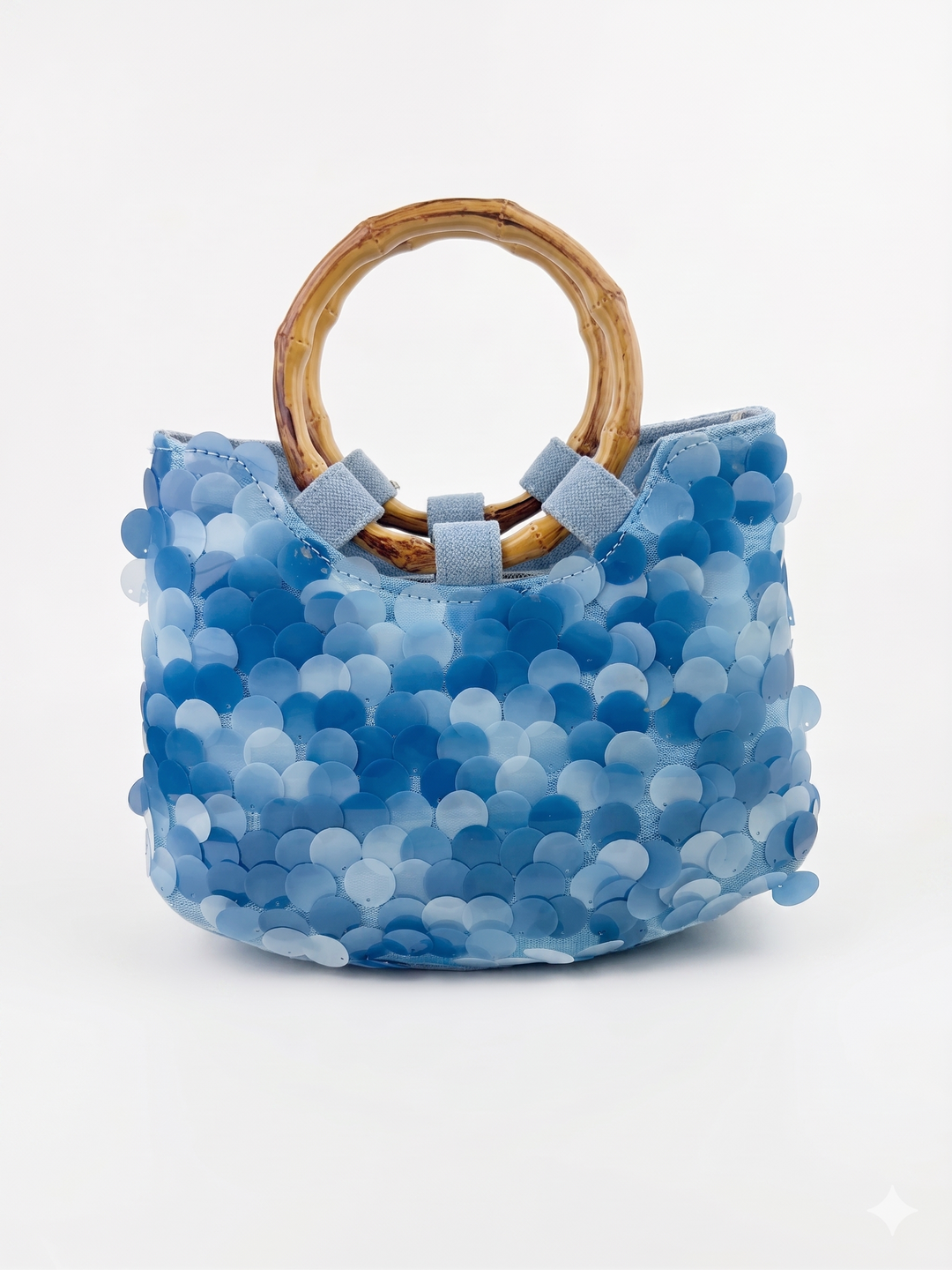 The Azure Tide Sequin Tote