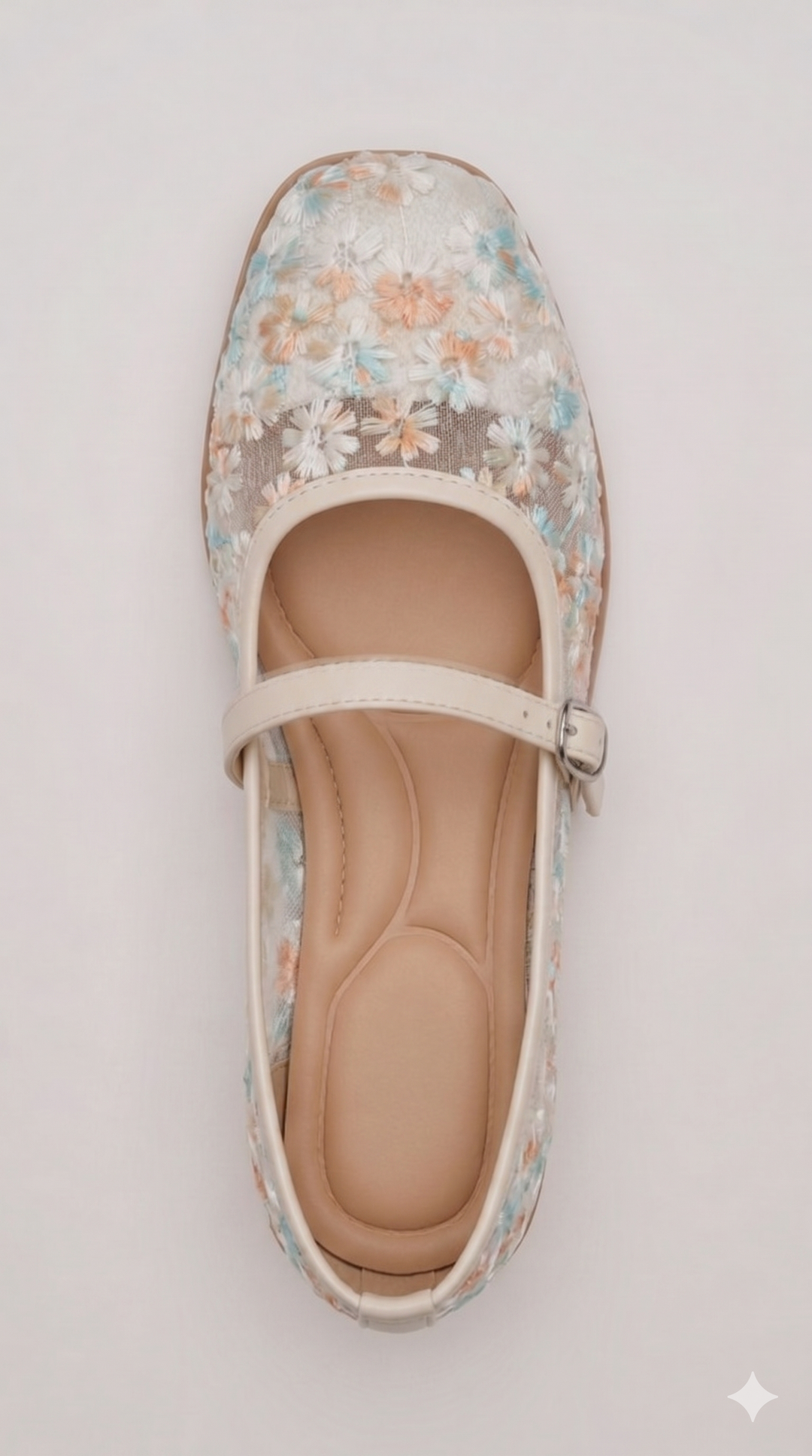 The Ethereal Meadow Flat - pastel peach