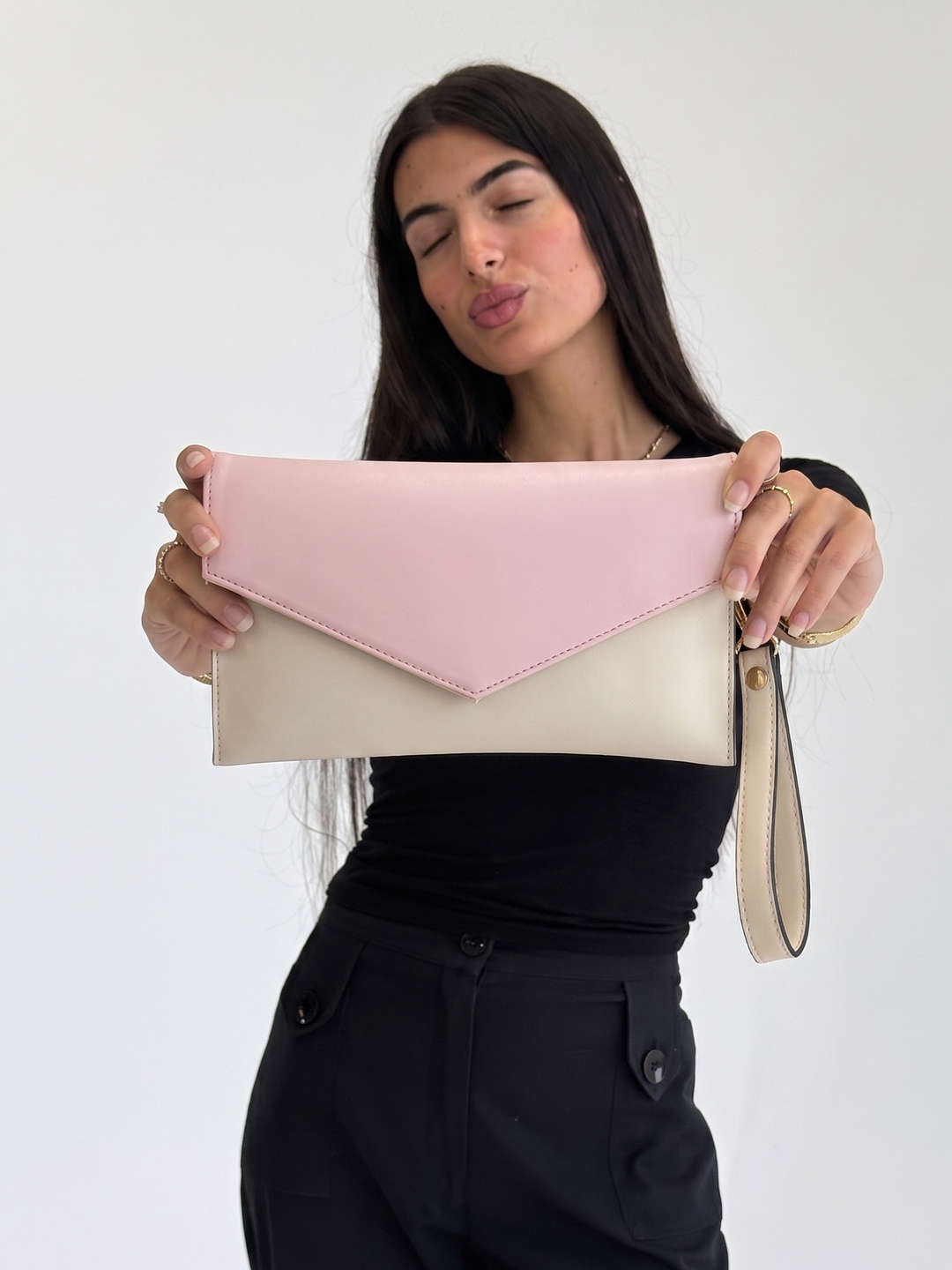 The Duo-Tone Corporate Pouch - Pink