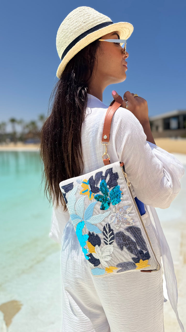 Tropical Mirage Clutch