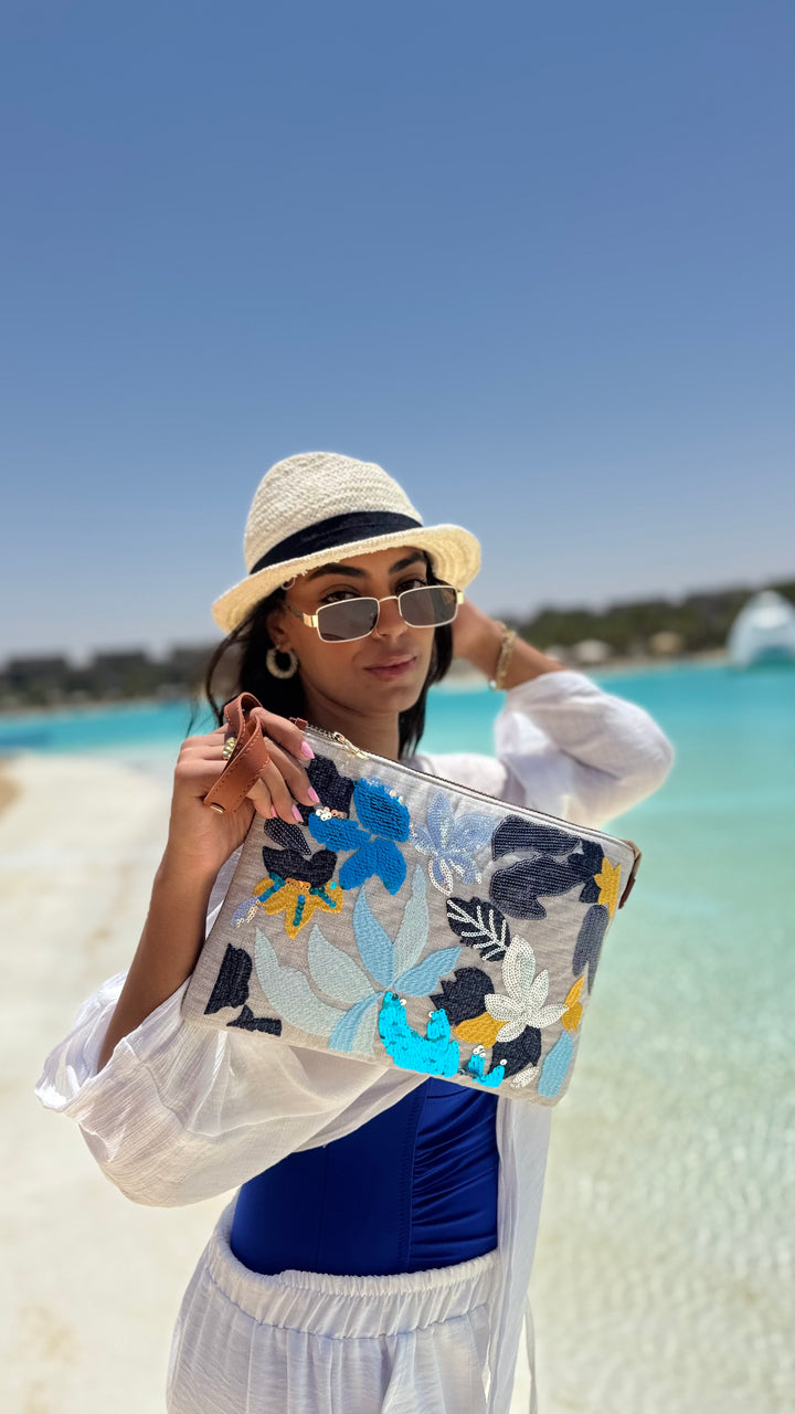 Tropical Mirage Clutch