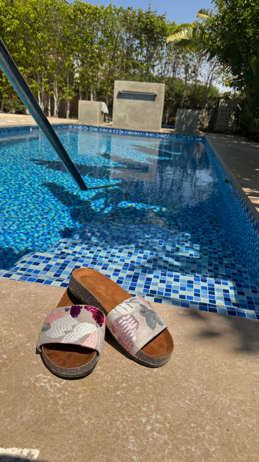 Blush Petal Pool Slides