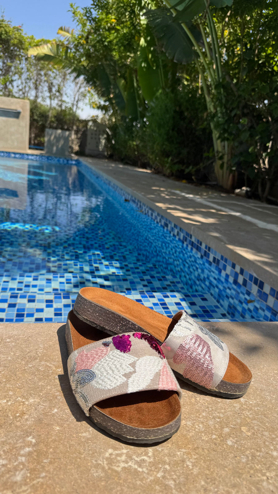 Blush Petal Pool Slides