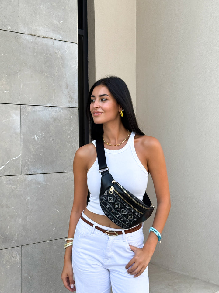 Nomad Crossbody Belt Bag Black