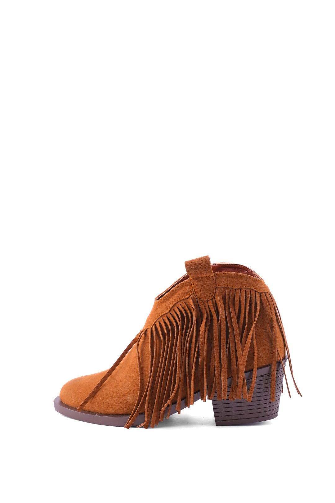 The Wild Heart Suede Ankle Booties | Camel Brown
