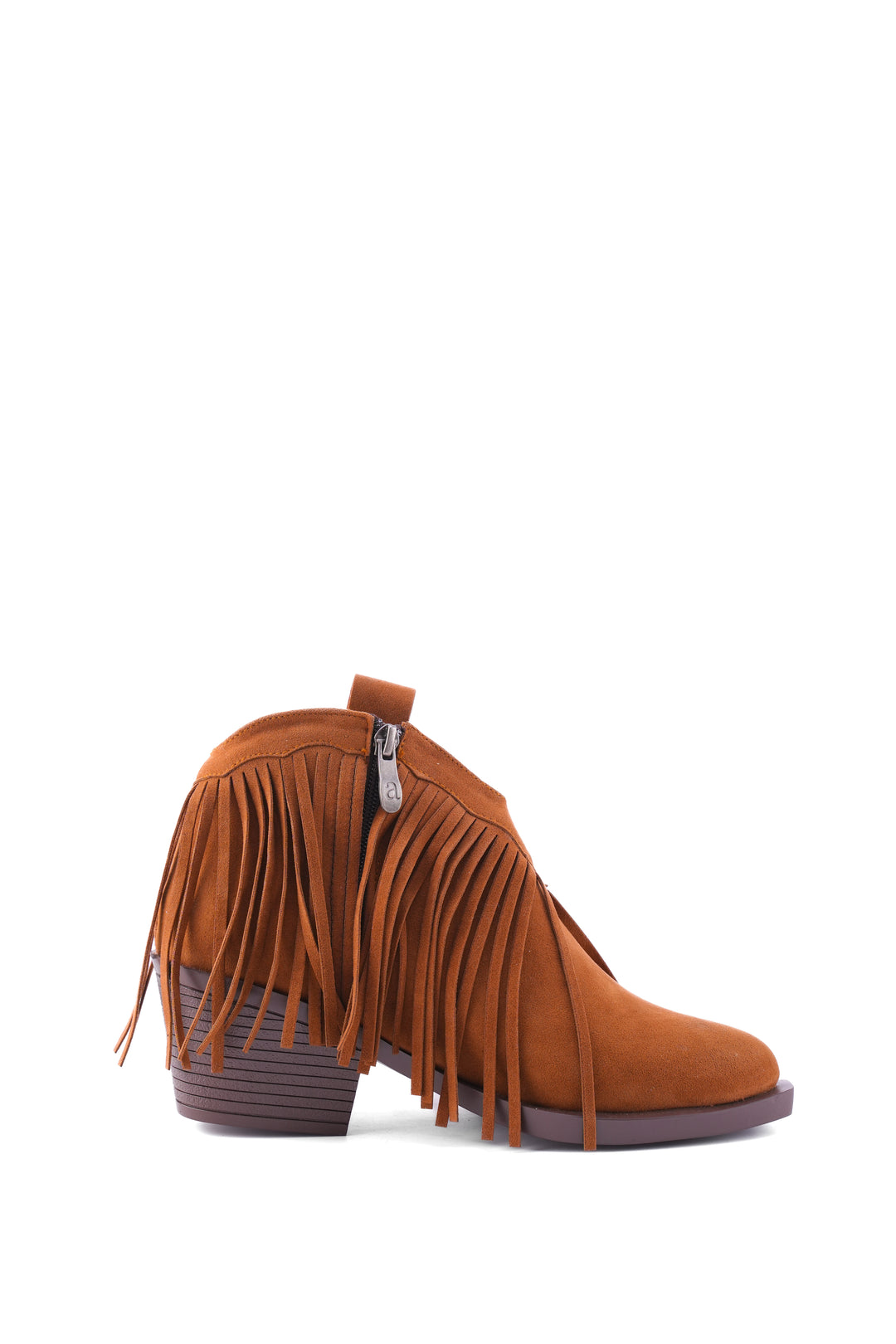 The Wild Heart Suede Ankle Booties | Camel Brown