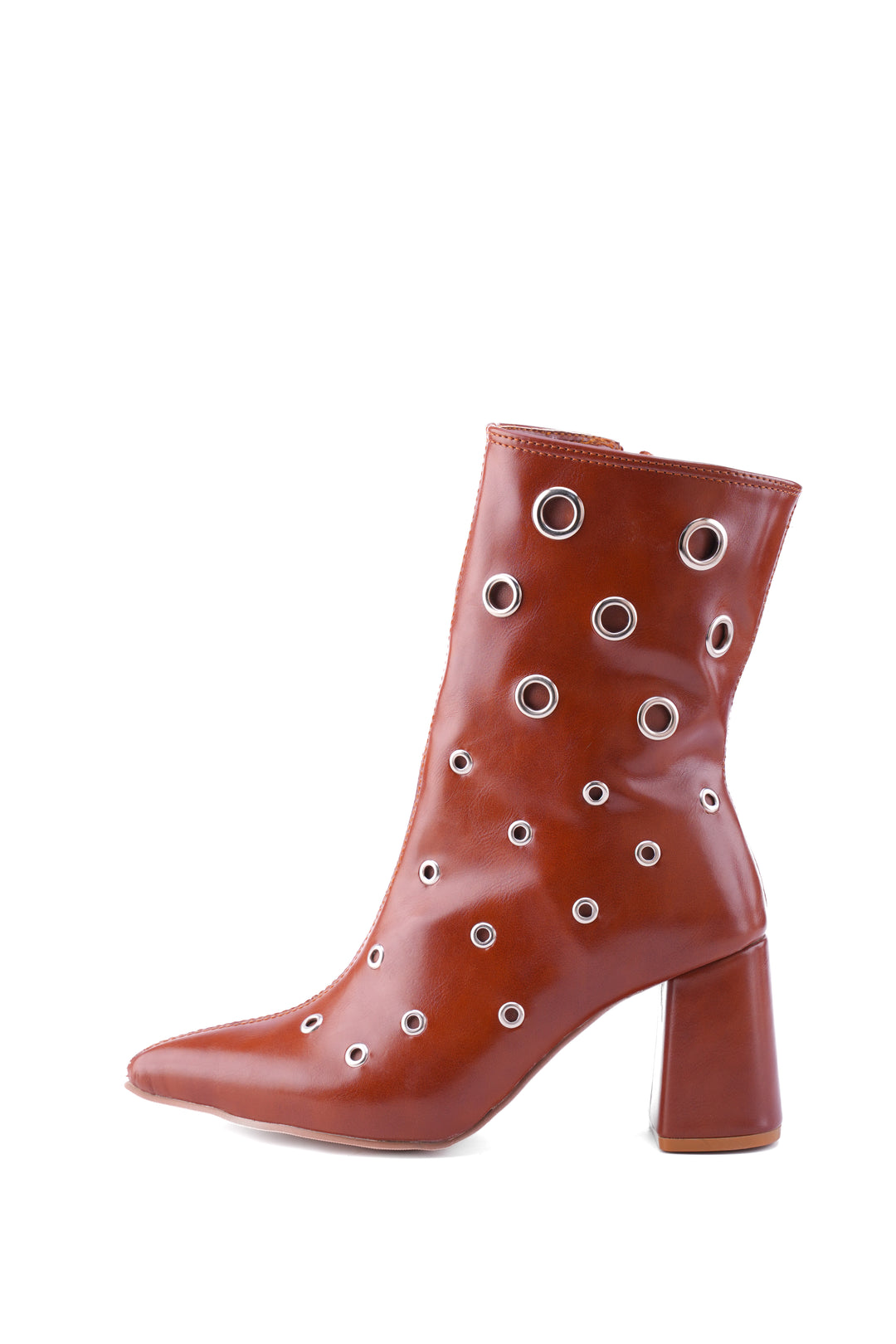 Terra Eyelet High-Heel Boot | Havane