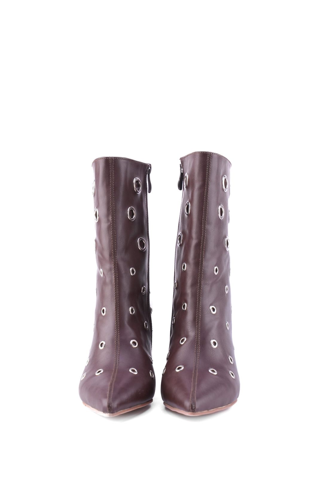 Eclipse Eyelet Block Boot | Dark Brown