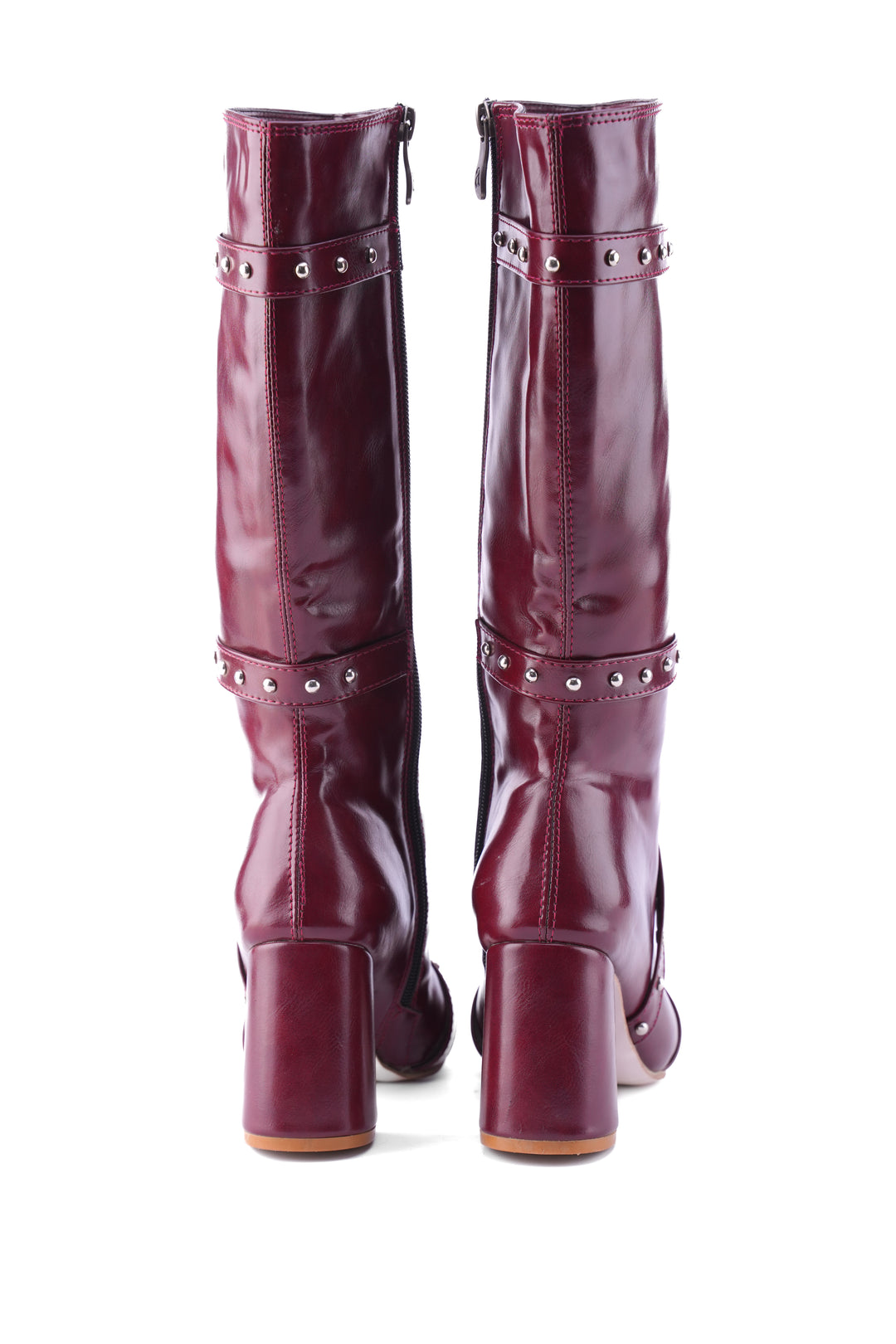 Deep Plum Voyager Knee-High Boot | burgundy
