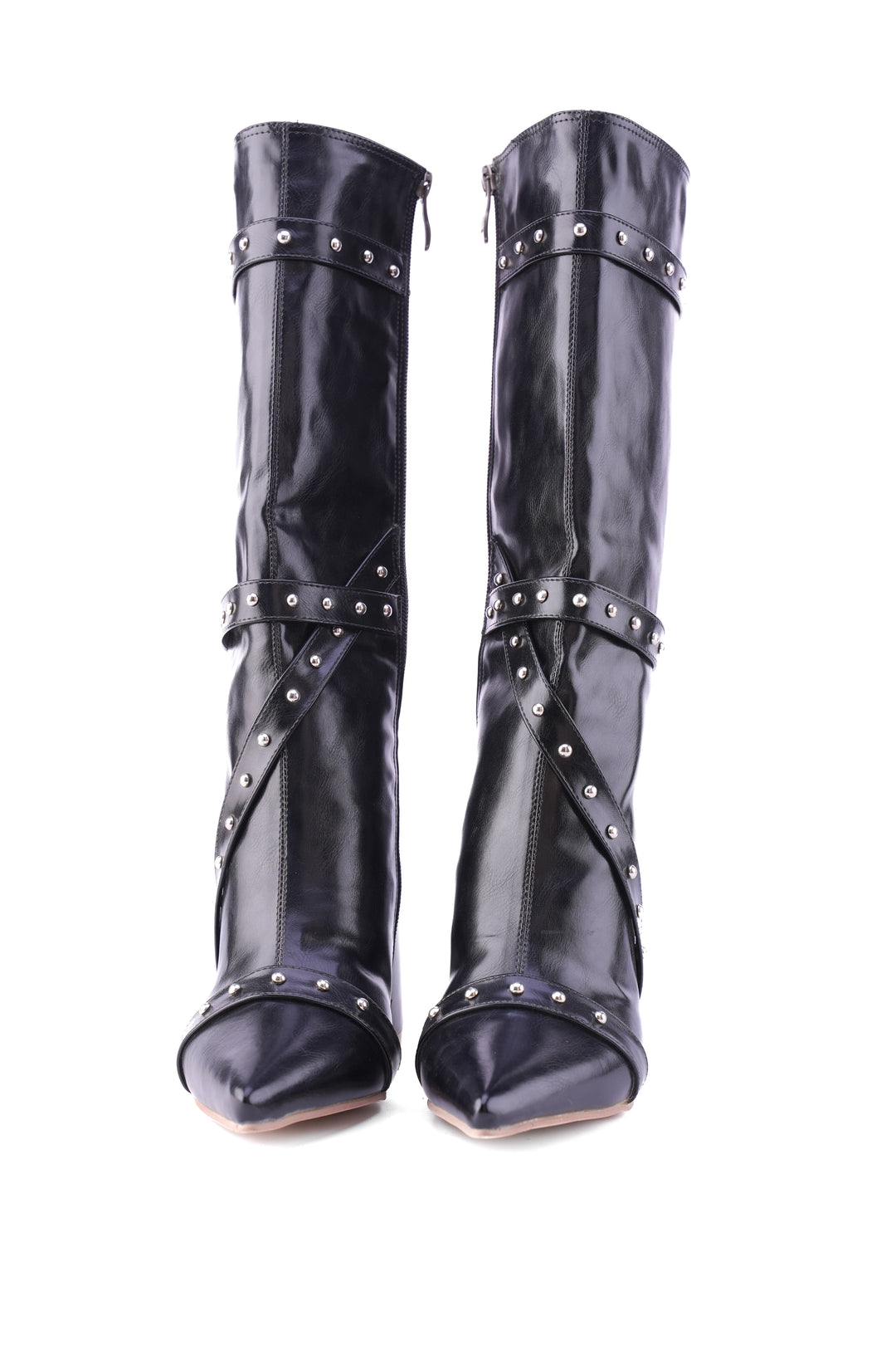 Deep Plum Voyager Knee-High Boot | Black