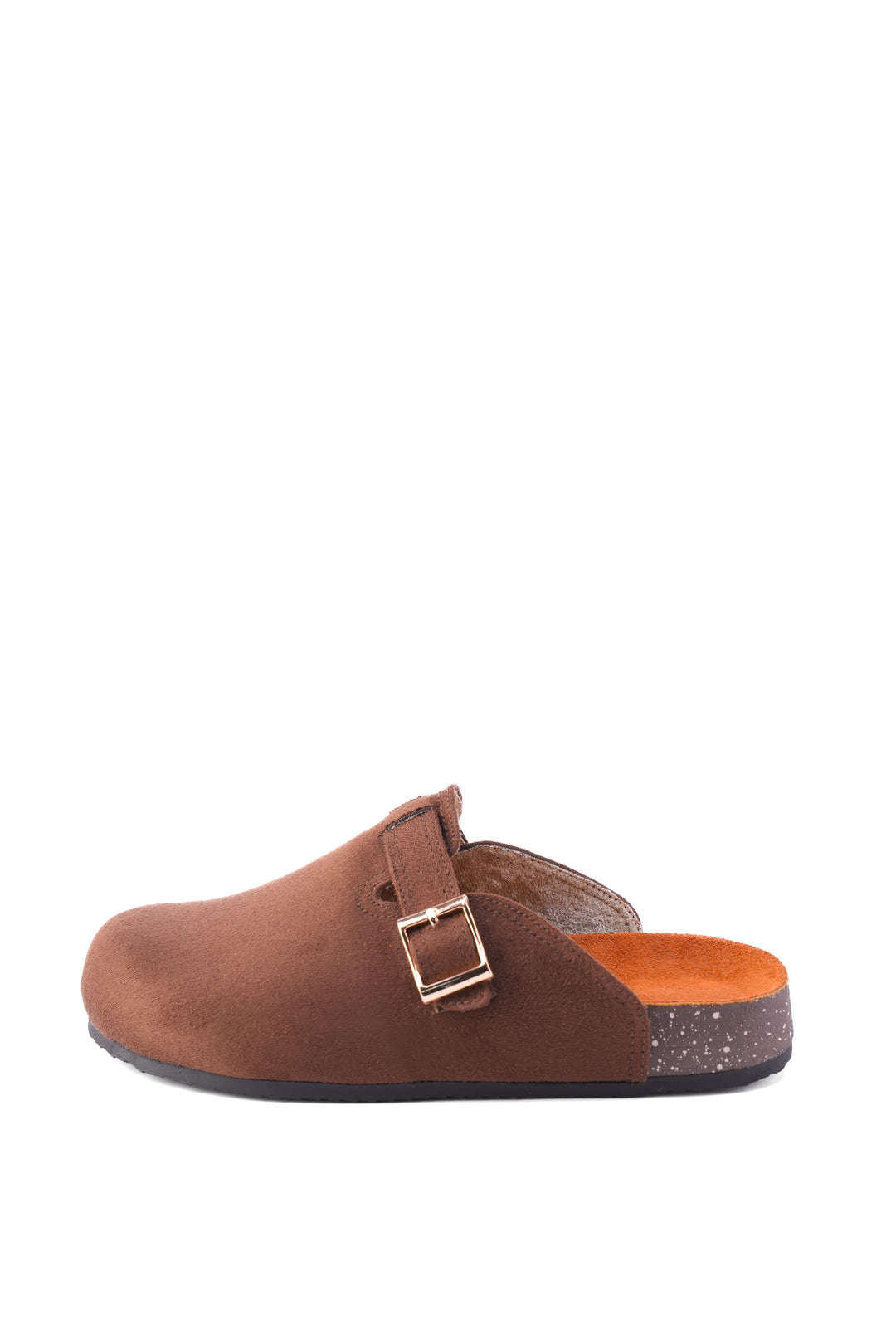 Comfy Soft Footbed Women Clogs - Brown