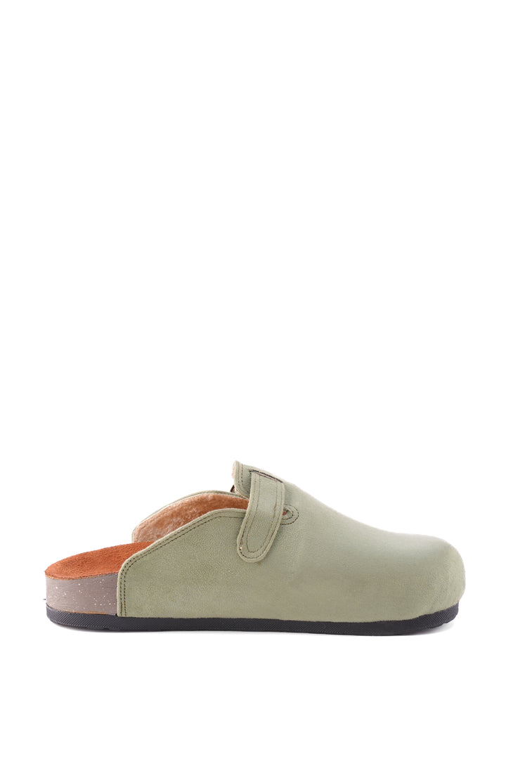 Willow Suede Comfort Clogs | Mint Green
