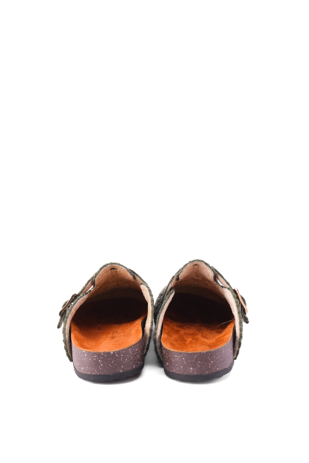 Terra Ribbed Comfort Clogs | Olive Green