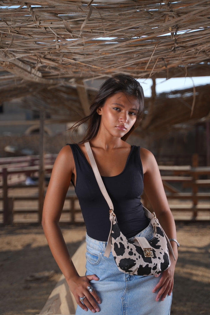 The Rodeo Hobo | Light Beige & Black