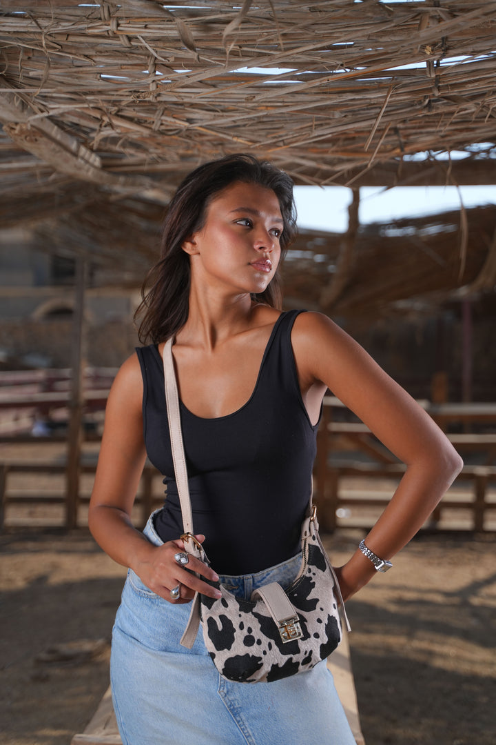 The Rodeo Hobo | Light Beige & Black