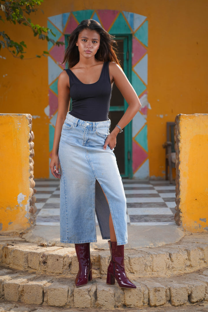Siren Square Block Boot | burgundy