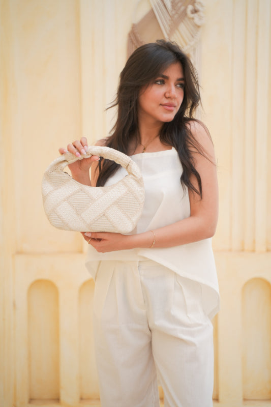 Mini Hobo silhouette Crescent Bag