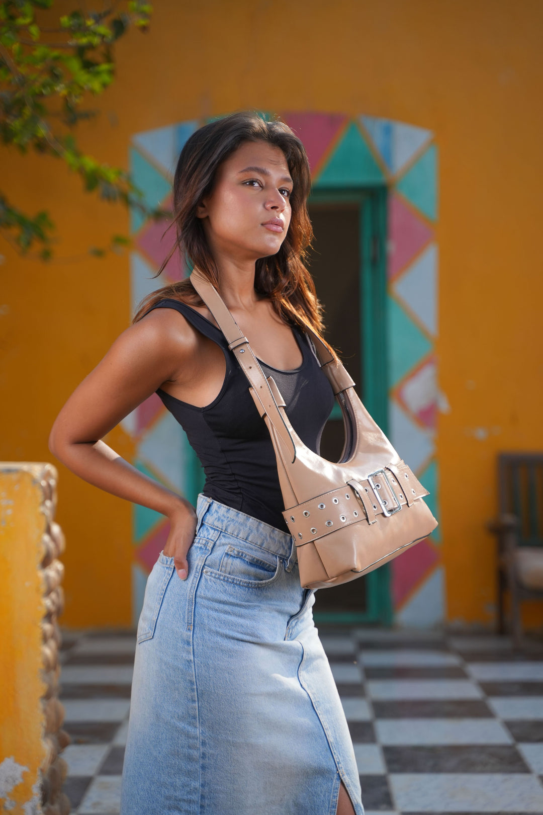 The Verona Belt Shoulder Bag | Cafe